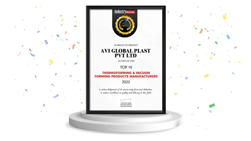 AVI Earns Top Honour For Excellence In Thermoforming