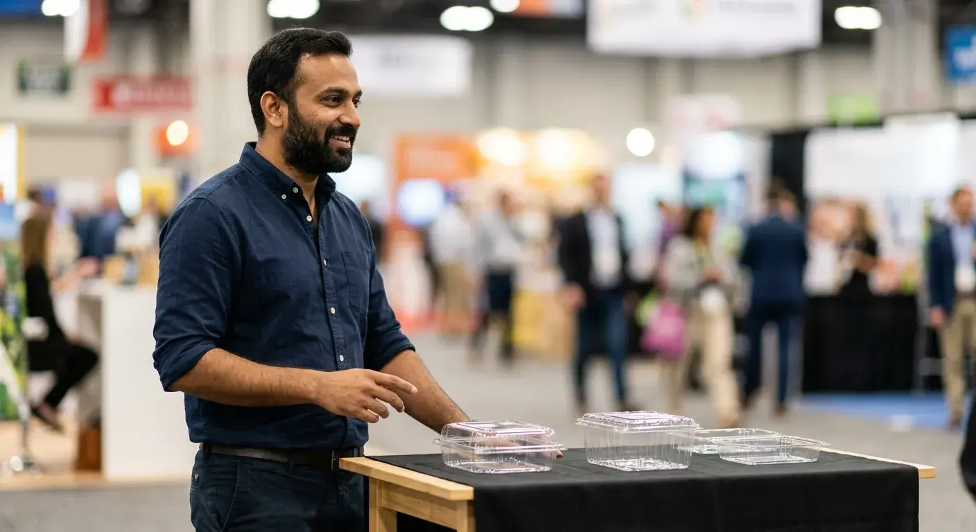AVI Global Plast at an industry packaging exhibition.