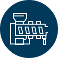 In-house sheet extrusion & thermoforming In-house sheet extrusion & thermoforming