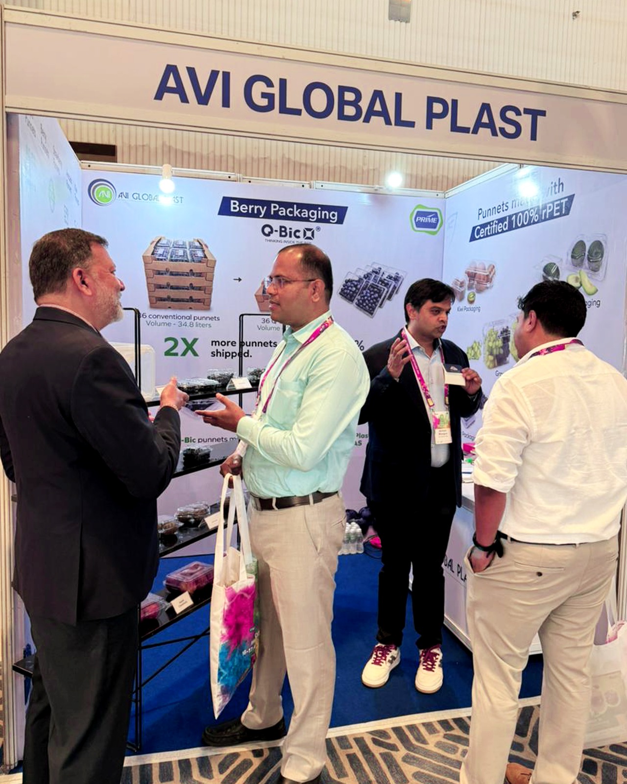 Q-Bic Punnet Showcased at Fresh Produce India 2026 2